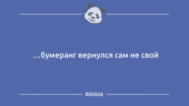 Photo of Шутки и анекдоты дня: «…бумеранг вернулся сам не свой» (11 шт)